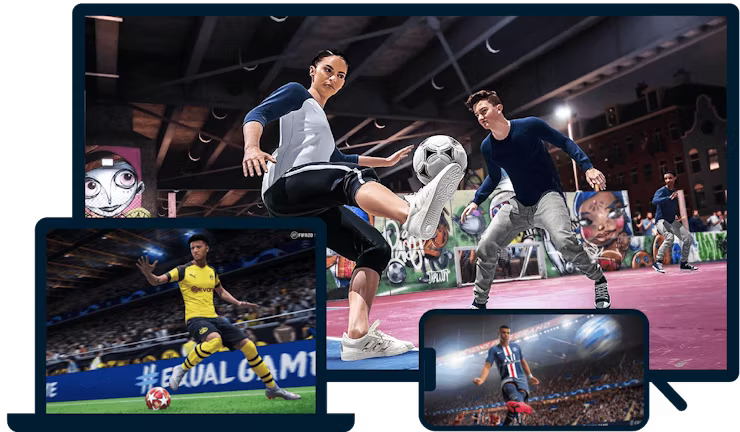 Fifa en diversos dispositivos.